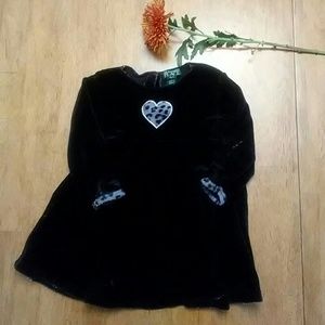 Black Velvet Dress 3t